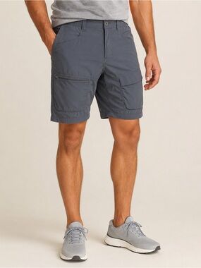 MEC Grey Cargo Hiking Shorts Outdoor Travel Utility Shorts Men’s